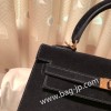  chamois ブラック89 /Black  chamois 89 /Black  kelly25-044 全手縫い エルメス ケリー25cm 外縫い  