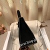  chamois ブラック89 /Black  chamois 89 /Black  kelly25-044 全手縫い エルメス ケリー25cm 外縫い  