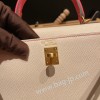 swift  クレ 10 /Craie & ローズアザレ 8W/ Rose Azalee ゴールド金具  kelly25-050 全手縫い エルメス ケリー25cm 外縫い