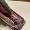 ボルドー 57/ Bordeaux & エタン 8F/ Etain ゴールド金具  kelly25-052 全手縫い エルメス ケリー25cm 外縫い ヴォーエプソン Epsom 