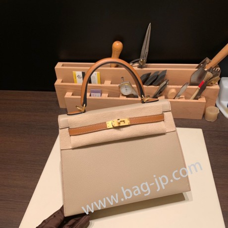 トレンチ S2 /Trench& ゴールドck37/ Gold  ゴールド金具  kelly25-056 全手縫い エルメス ケリー25cm 外縫い ヴォーエプソン Epsom