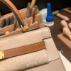 トレンチ S2 /Trench& ゴールドck37/ Gold  ゴールド金具  kelly25-056 全手縫い エルメス ケリー25cm 外縫い ヴォーエプソン Epsom