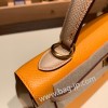 ソレイユ 9H/Soleil & ローズエグランタイン P1 /Rose Eglantine  ゴールド金具  kelly25-061 全手縫い エルメス ケリー25cm 外縫い ヴォーエプソン Epsom