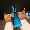 ブルーエレクトリック 7T /Blue Electric & ブルーパオン 7F /Blue Paon ゴールド金具  kelly25-063 全手縫い エルメス ケリー25cm 外縫い ヴォーエプソン Epsom