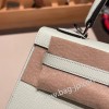 ヴェールフィズ 0S vertdeau シルバー金具  kelly25-067 全手縫い エルメス ケリー25cm 外縫い ヴォーエプソン Epsom