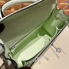 ヴェールフィズ 0S vertdeau シルバー金具  kelly25-067 全手縫い エルメス ケリー25cm 外縫い ヴォーエプソン Epsom