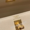 クレ 10 /Craie ゴールド金具  kelly25-068 全手縫い エルメス ケリー25cm 外縫い ヴォーエプソン Epsom