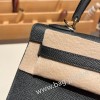ブラック 89 /Black (Noir) ゴールド金具  kelly25-070 全手縫い エルメス ケリー25cm 外縫い ヴォーエプソン Epsom