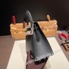 ブラック 89 /Black (Noir) ゴールド金具  kelly25-070 全手縫い エルメス ケリー25cm 外縫い ヴォーエプソン Epsom
