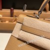 チャイ 0M/Chai シルバー金具  kelly25-071 全手縫い エルメス ケリー25cm 外縫い ヴォーエプソン Epsom