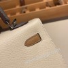 ナタ I2 /Nata シルバー金具  kelly25-075 全手縫い エルメス ケリー25cm 外縫い ヴォーエプソン Epsom