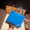 ブルーフリーダ 0F /Blue Frida ゴールド金具  kelly25-077 全手縫い エルメス ケリー25cm 外縫い ヴォーエプソン Epsom