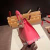 ローズリップスティック U5 /Rose Lipstick ゴールド金具  kelly25-078 全手縫い エルメス ケリー25cm 外縫い ヴォーエプソン Epsom