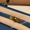 ディープブルー S4 /Deep Blue ゴールド金具  kelly25-082 全手縫い エルメス ケリー25cm 外縫い ヴォーエプソン Epsom