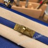 ブルーエレクトリック 7T /Blue Electric ゴールド金具  kelly25-087 全手縫い エルメス ケリー25cm 外縫い ヴォーエプソン Epsom