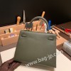ヴェールグリス C6 /Vert Gris ゴールド金具  kelly25-091 全手縫い エルメス ケリー25cm 外縫い ヴォーエプソン Epsom