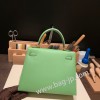 ヴェールクリケット 3I/Vert Criquet ゴールド金具  kelly25-102 全手縫い エルメス ケリー25cm 外縫い ヴォーエプソン Epsom