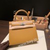 セサミ 2S /Sesame シルバー金具  kelly25-108 全手縫い エルメス ケリー25cm 外縫い ヴォーエプソン Epsom