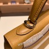 セサミ 2S /Sesame シルバー金具  kelly25-108 全手縫い エルメス ケリー25cm 外縫い ヴォーエプソン Epsom