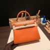 25cm 新出荷 ケリー 25トゴ kelly 25cm togo  93 /Orange オレンジゴールド金具