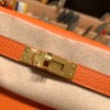25cm 新出荷 ケリー 25トゴ kelly 25cm togo  93 /Orange オレンジゴールド金具