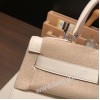 エルメス ケリー 28cm Kelly 28cm  Epsom ヴォーエプソン  エトゥープ 18 /Étoupe Grey ゴールド金具  kelly28-016 全手縫い