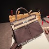 エルメス ケリー 32 Kelly 32cm lakis Barenia  エベーヌ 46/Ebene シルバー金具 kelly32-001 全手縫い