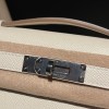 ヴォーエプソン Epsom 10/Craie クレ  kellycut-003 全手縫い エルメス HERMES ケリーカット Kelly Cut 