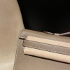 ヴォーエプソン Epsom 18/Étoupe Grey (Étoupe)  エトゥープ  kellycut-005 全手縫い エルメス HERMES ケリーカット Kelly Cut 