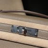 ヴォーエプソン Epsom 18/Étoupe Grey (Étoupe)  エトゥープ  kellycut-005 全手縫い エルメス HERMES ケリーカット Kelly Cut 