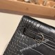 エルメス ケリーダンス Kelly Dance  Matte Alligator Crocodile  ブラック 89 /Black シルバー金具  kellydanse-002 全手縫い