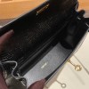 ブラック 89 /Black (Noir)  ゴールド金具  kellydanse-003 全手縫い エルメス ケリーダンス Kelly Dance  リザードナチュラ Lizard  