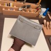 グレーパリ 8M /Paris Grey  ゴールド金具  kellydanse-008 全手縫い エルメス ケリーダンス Kelly Dance  リザードナチュラ Lizard  