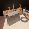 グリアスファルト M8/Gris Asphalt ゴールド金具  kellydanse-010 全手縫い エルメス ケリーダンス Kelly Dance  リザードナチュラ Lizard  