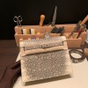 グリアスファルト M8/Gris Asphalt シルバー金具  kellydanse-011 全手縫い エルメス ケリーダンス Kelly Dance  リザードナチュラ Lizard  