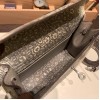 グリアスファルト M8/Gris Asphalt シルバー金具  kellydanse-011 全手縫い エルメス ケリーダンス Kelly Dance  リザードナチュラ Lizard  