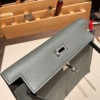 ヴェールアマンド 63/Vert Amande シルバー金具  kellydanse-021 全手縫い エルメス ケリーダンス Kelly Dance evercolor エバーカラー