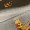 ヴェールアマンド 63/Vert Amande ゴールド金具  kellydanse-022 全手縫い エルメス ケリーダンス Kelly Dance evercolor エバーカラー