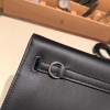 ブラック 89 /Black (Noir) シルバー金具  kellydanse-028 全手縫い エルメス ケリーダンス Kelly Dance swift スイフト 