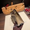 エトゥープ 18 /Étoupe Grey シルバー金具  kellydanse-029 全手縫い エルメス ケリーダンス Kelly Dance swift スイフト 