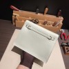 ヴェールフィズ 0S vertdeau fizz シルバー金具  kellydanse-033 全手縫い エルメス ケリーダンス Kelly Dance swift スイフト 