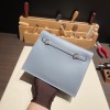 ブルーランJ7 /Blue Lin ゴールド金具  kellydanse-036 全手縫い エルメス ケリーダンス Kelly Dance evercolor エバーカラー 