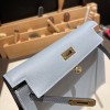 ブルーランJ7 /Blue Lin ゴールド金具  kellydanse-036 全手縫い エルメス ケリーダンス Kelly Dance evercolor エバーカラー 