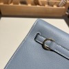 ブルーランJ7 /Blue Lin ゴールド金具  kellydanse-036 全手縫い エルメス ケリーダンス Kelly Dance evercolor エバーカラー 
