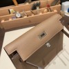 ベージュドゥワイマール D0 /Beige de Weimar シルバー金具  kellydanse-040 全手縫い エルメス ケリーダンス Kelly Dance evercolor エバーカラー 