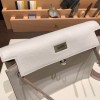 パールグレー 80 /Pearl Grey シルバー金具  kellydanse-044 全手縫い エルメス ケリーダンス Kelly Dance evercolor エバーカラー 