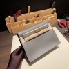 グリメイヤー 0L/ Gris Meyer シルバー金具  kellydanse-047 全手縫い エルメス ケリーダンス Kelly Dance evercolor エバーカラー 