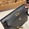ブラック 89 /Black ゴールド金具  kellydanse-048 全手縫い エルメス ケリーダンス Kelly Dance evercolor エバーカラー 