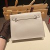 パールグレー 80 /Pearl Grey シルバー金具  kellydanse-050 全手縫い エルメス ケリーダンス Kelly Dance evercolor エバーカラー 