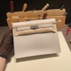 パールグレー 80 /Pearl Grey シルバー金具  kellydanse-050 全手縫い エルメス ケリーダンス Kelly Dance evercolor エバーカラー 